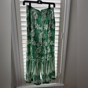 C & C California women’s Wide Leg Pants Tropical Size M